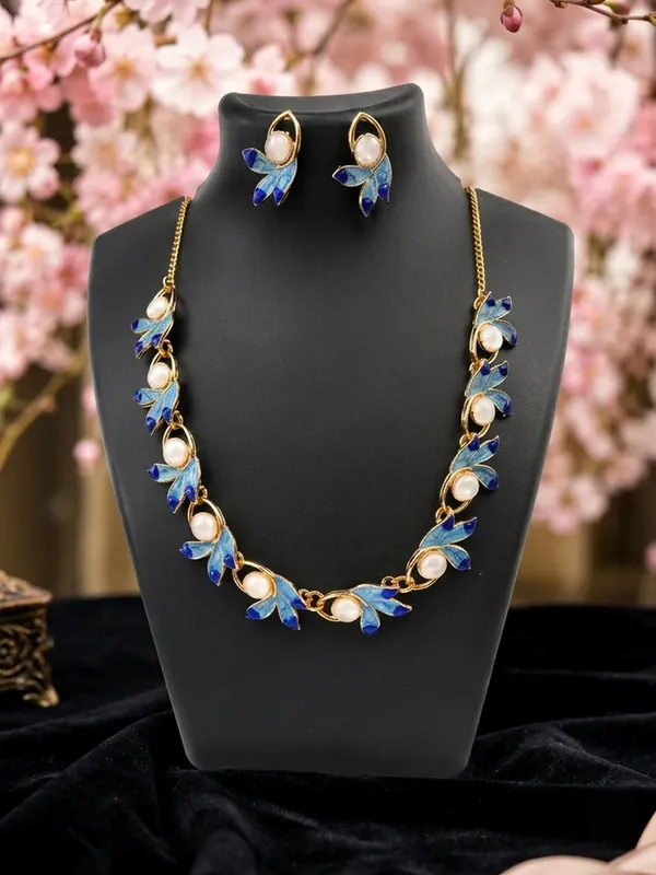 Blue_Gold_Brass_Kundan_Meenakari_Necklace_Set_For_Women