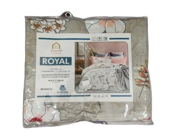 Grey_Cotton_Bedsheet_With_Pillow_Cover_For_Bedroom