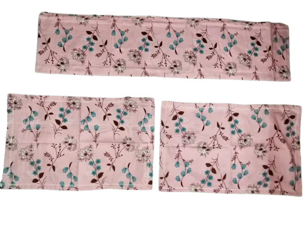 Pink_Cotton_Bedsheet_With_Pillow_Cover_For_Bedroom