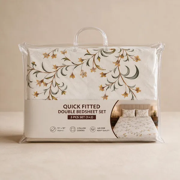 White_Cotton_Bedsheet_With_Pillow_Cover_For_Bedroom