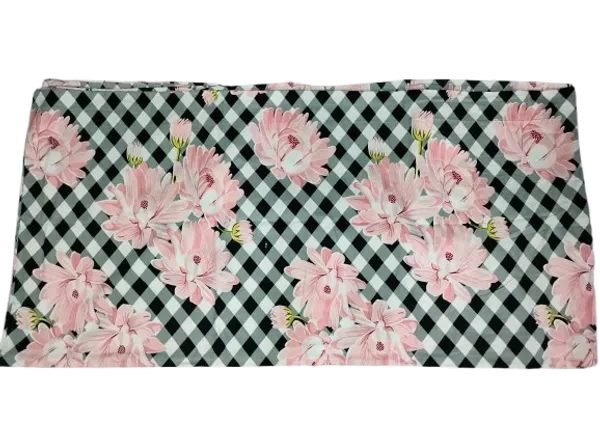 Black_And_Pink_Cotton_Bedsheet_With_Pillow_Cover_For_Bedroom