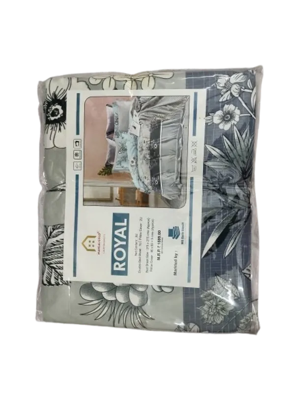 Green_And_Blue_Cotton_Bedsheet_With_Pillow_Cover_For_Bedroom