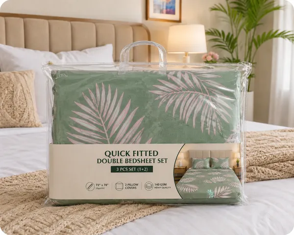 Green_Cotton_Bedsheet_With_Pillow_Cover_For_Bedroom