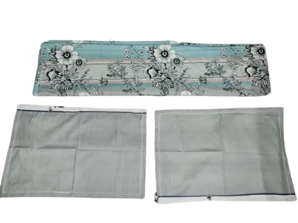 Green_And_Blue_Cotton_Bedsheet_With_Pillow_Cover_For_Bedroom