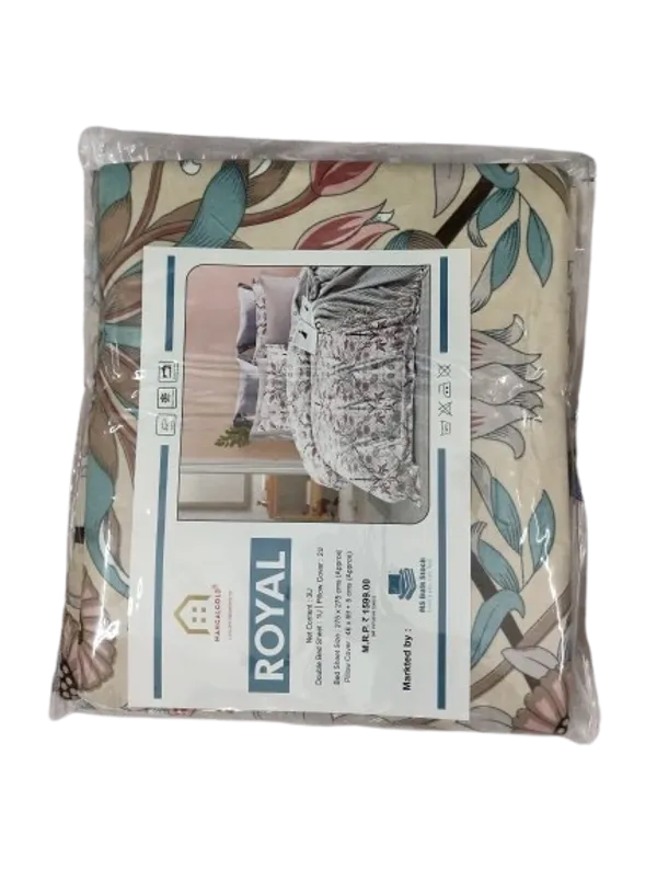 Multicolor_Cotton_Bedsheet_With_Pillow_Cover_For_Bedroom