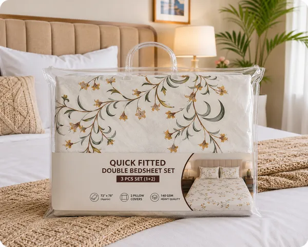 White_Cotton_Bedsheet_With_Pillow_Cover_For_Bedroom