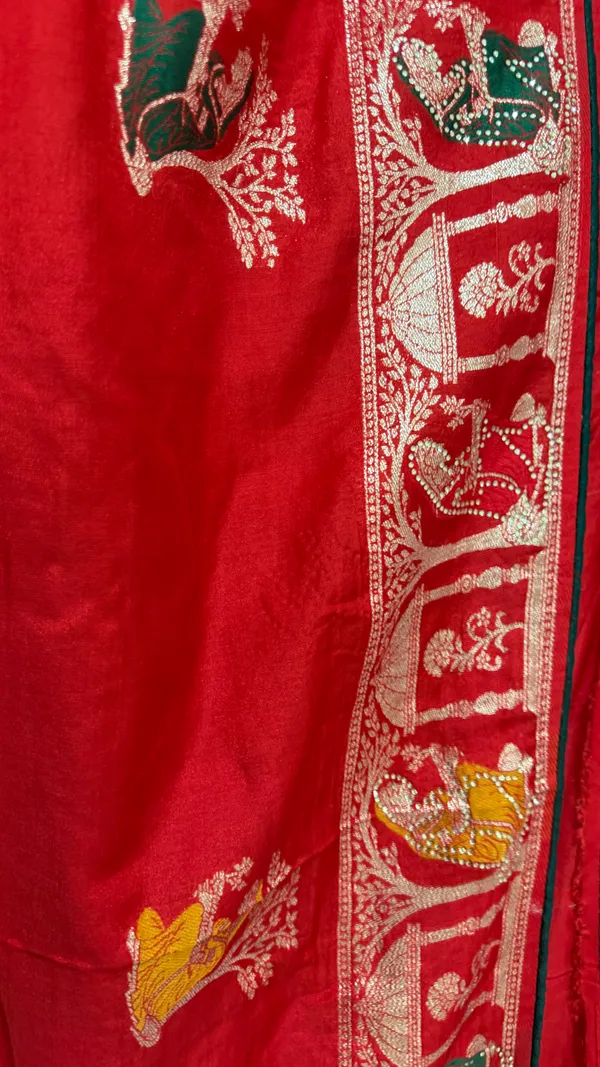 Red_Silk_Karvachauth_Saree