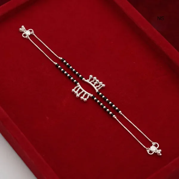 Silver_Black_Beaded_Double_Strand_Anklet_For_Women_Pack_Of_2