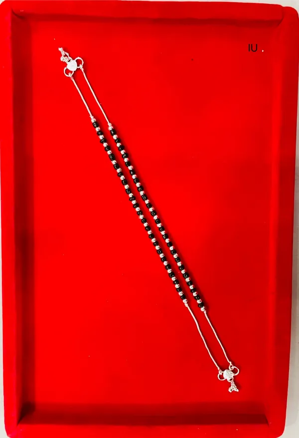 Black_Beaded_Double_Strand_Anklet_For_Women_Pack_Of_3