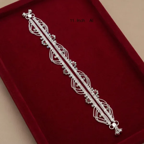Silver_Traditional_Ornate_Paisley_Anklet_For_Women