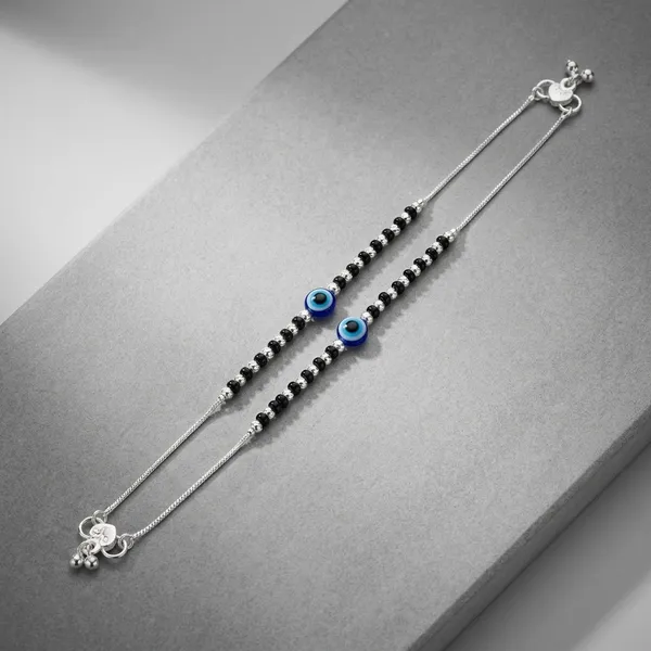 Black_And_Blue_Evil_Eye_Beaded_Double_Strand_Anklet_For_Women_Pack_Of_3