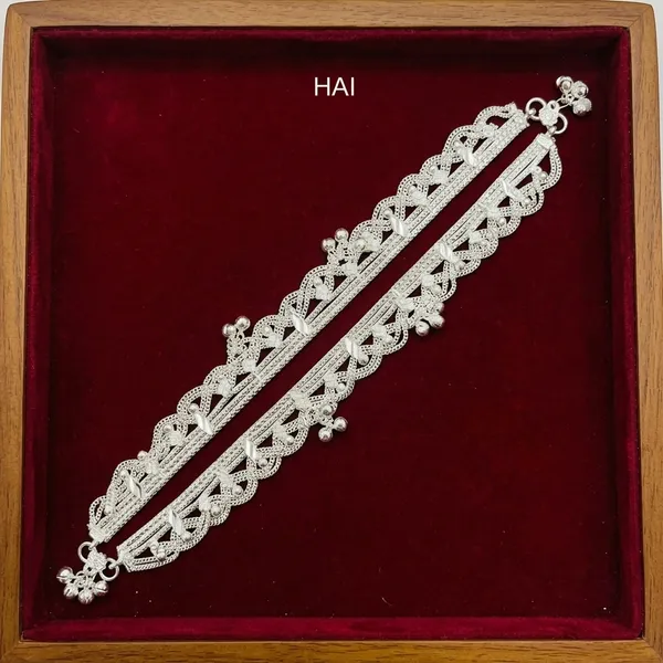 Silver_Tone_Filigree_Openwork_Anklet_For_Women
