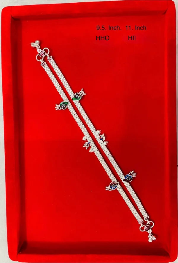 Silver_Tone_Beaded_Charm_Anklet_For_Women