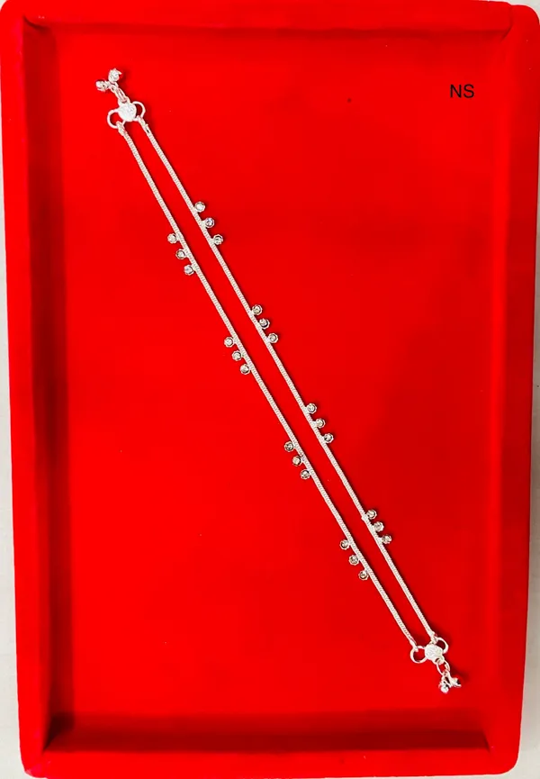 Silver_Tone_Beaded_Link_Chain_Anklet_For_Women_Pack_Of_2