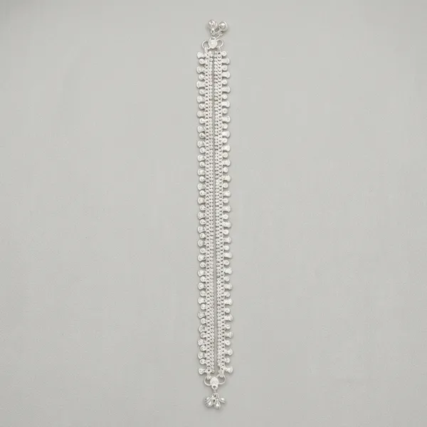 Silver_Metal_Beaded_Chain_Anklet_For_Women