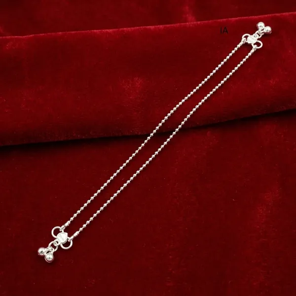 Silver_Tone_Parallel_Double_Chain_Anklet_For_Women_Pack_Of_3