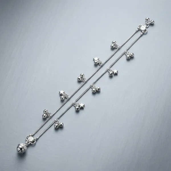 Silver_Double_Chain_Multi_Charm_Anklet_For_Women_Pack_Of_3