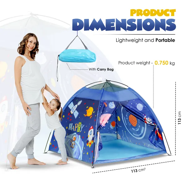 Kids_Play_Tent_House_|_Foldable_&_Lightweight_Indoor/Outdoor_Playhouse_|_Water-Repellent,_Easy_Assembly_&_Portable_Storage_Pouch_|_Ideal_For_2+_Years_Boys_&_Girls_(Space)