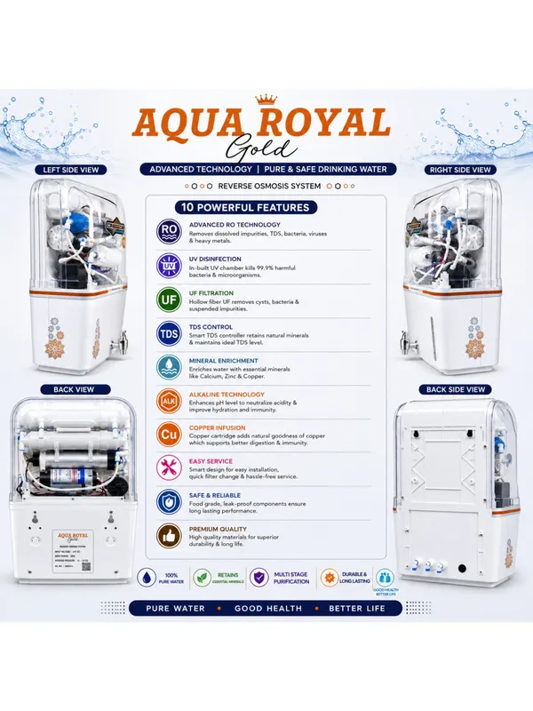 Aqua_Royal_Gold_Ro_UV_Wall_Mount_Water_Purifier