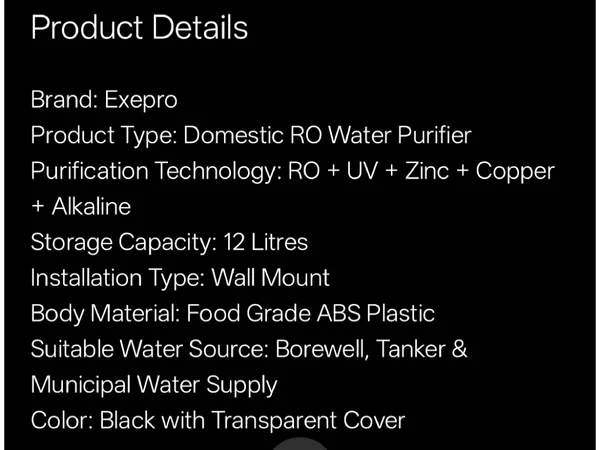 Abs_Plastic_Modern_Black_Ro_UV_12_Litre_Wall_Mount_Water_Purifier