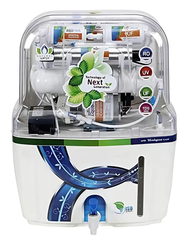 Abs_Plastic_Modern_White_Ro_UV_Wall_Mount_Water_Purifier