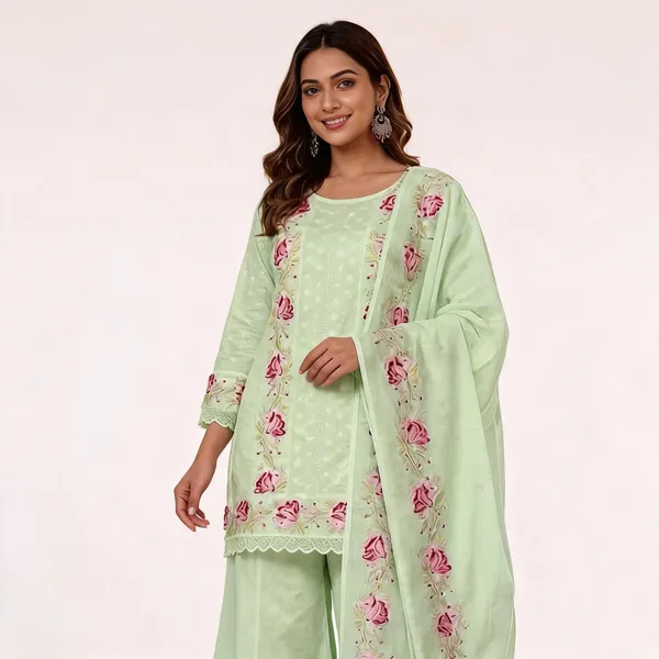 Light_Green_Cotton_Straight_Floral_Kurta_Suit_Set_For_Women