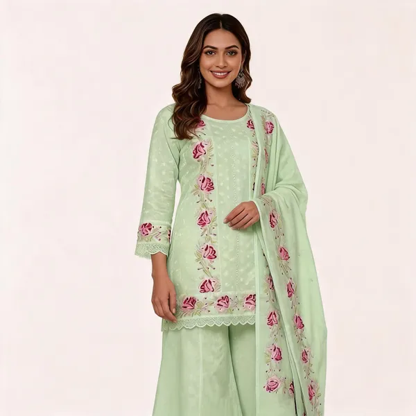 Light_Green_Cotton_Straight_Floral_Kurta_Suit_Set_For_Women