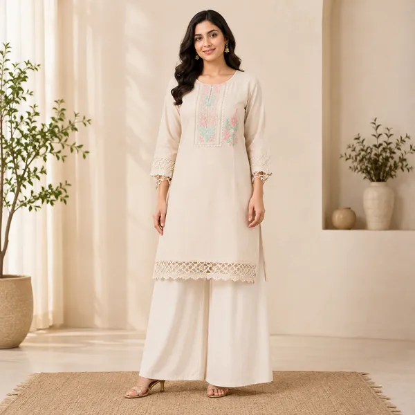 Off_White_Cotton_Straight_Embroidered_Kurta_Set_For_Women