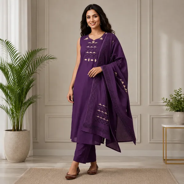 Purple_Cotton_Straight_Embroidered_Kurta_Pant_Set_For_Women