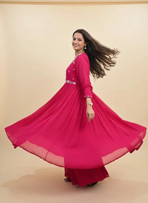 Pink_Pure_Chinon_Embroidered_Sharara_Set_For_Women