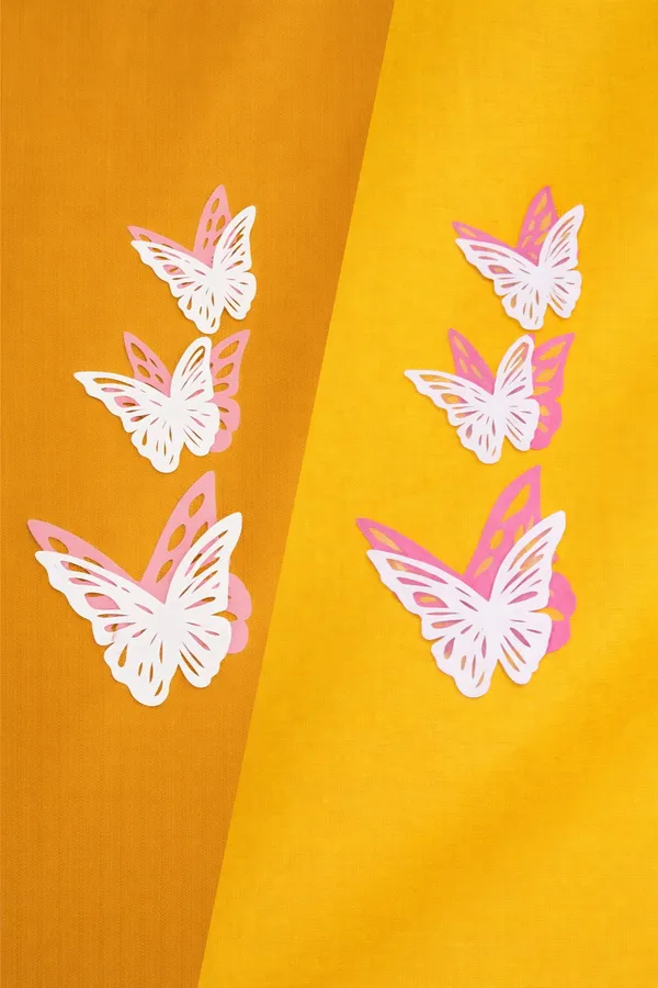 Yellow_Mustard_Rayon_Smocked_Crop_Top_Butterfly_Print_Palazzo_Co_Ord_Set_For_Women