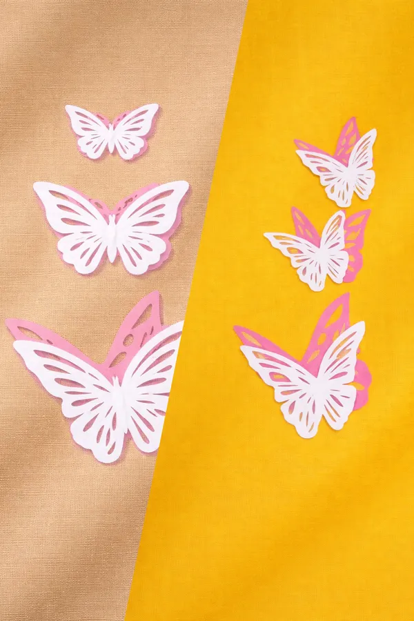 Yellow_Beige_Rayon_Smocked_Crop_Top_Butterfly_Print_Palazzo_Co_Ord_Set_For_Women