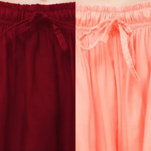 Maroon_And_Peach_Rayon_Flared_Palazzo_Pants_For_Women