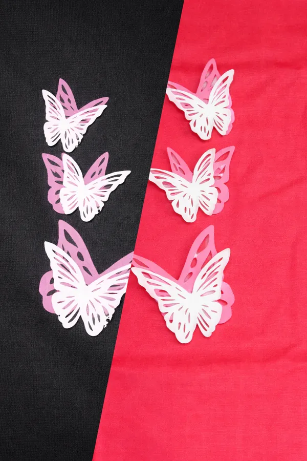 Black_Red_Rayon_Wide_Leg_Butterfly_Print_Palazzo_Pants_For_Women