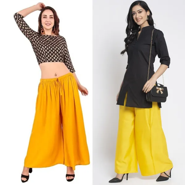 Yellow_Mustard_Rayon_Flared_Palazzo_Pants_For_Women