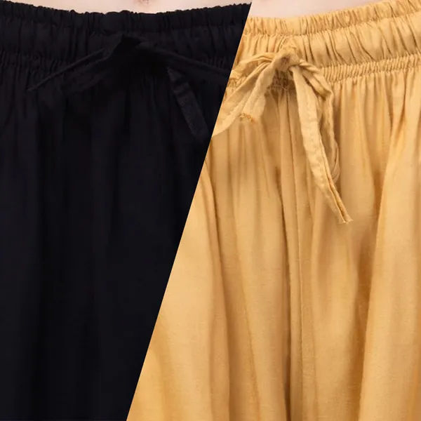 Black_And_Mustard_Rayon_Flared_Palazzo_Pants_For_Women