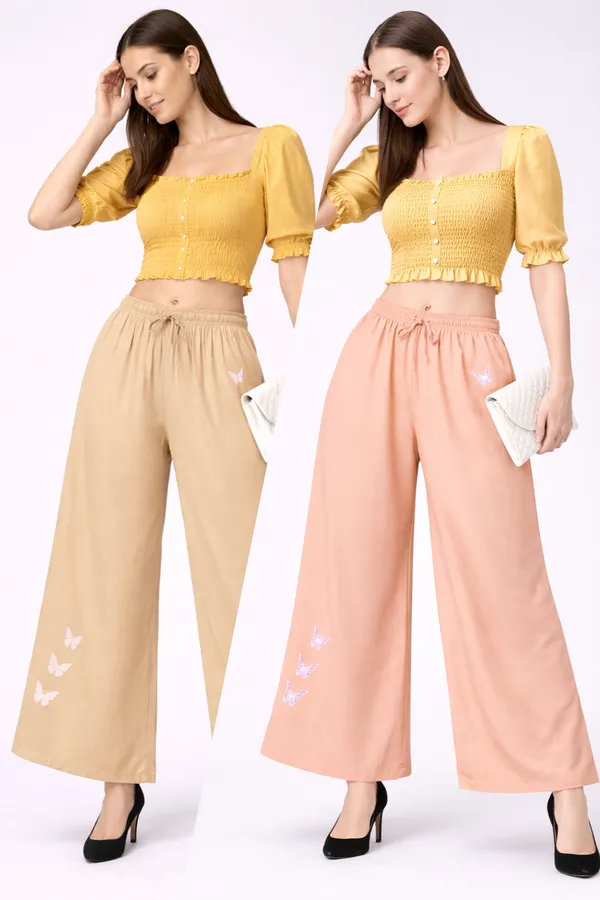 Mustard_Peach_Rayon_Relaxed_Butterfly_Print_Palazzo_Pants_For_Women