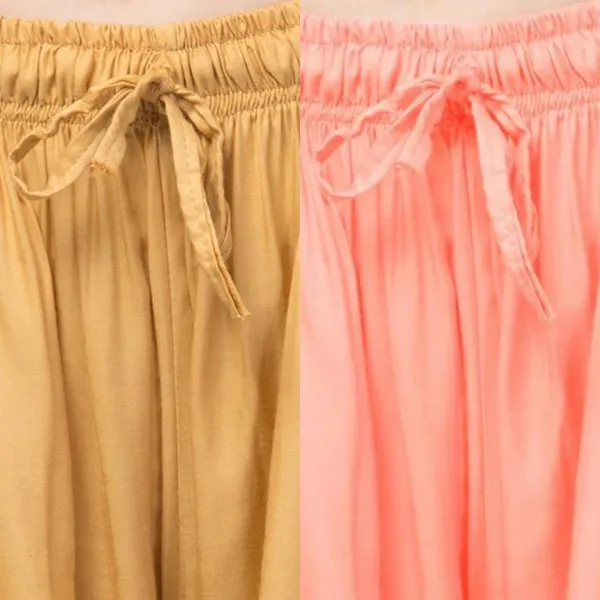 Mustard_And_Peach_Rayon_Wide_Leg_Palazzo_Pants_For_Women
