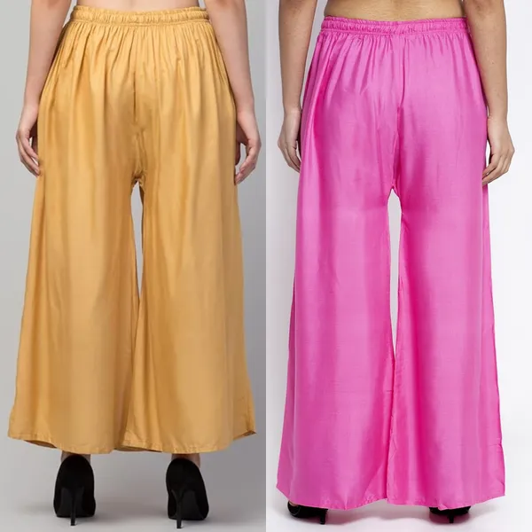 Mustard_And_Pink_Rayon_Flared_Palazzo_Pants_For_Women