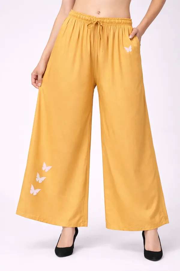 Beige_Rayon_Wide_Leg_Butterfly_Print_Palazzo_Pants_For_Women