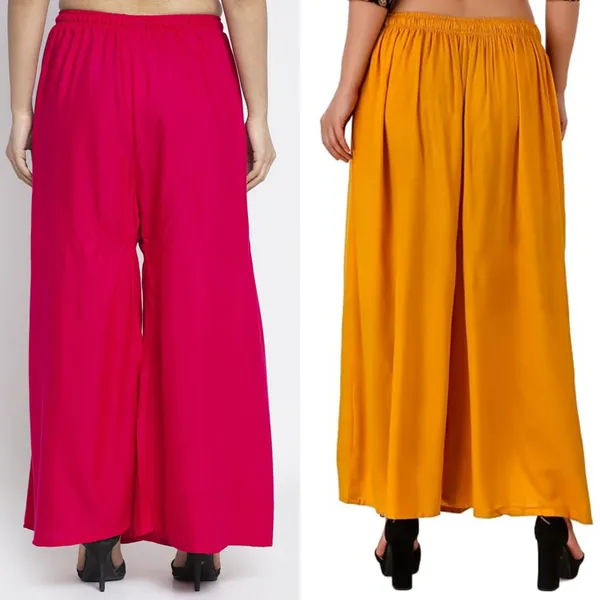 Pink_And_Mustard_Rayon_Flared_Palazzo_Pants_For_Women