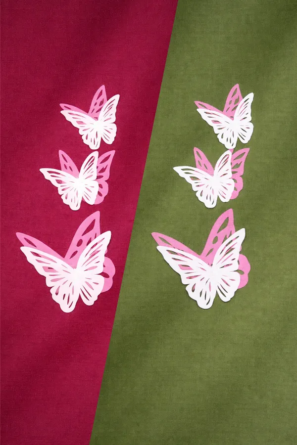 Maroon_And_Olive_Green_Rayon_Wide_Leg_Butterfly_Print_Palazzo_Pants_Combo_For_Women