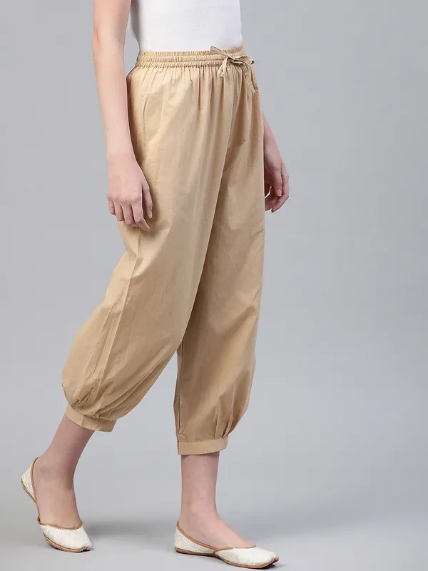 Beige_Rayon_Relaxed_Fit_Harem_Pants_For_Women