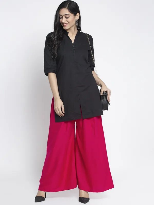 Pink_Rayon_Wide_Leg_Palazzo_Pants_For_Women
