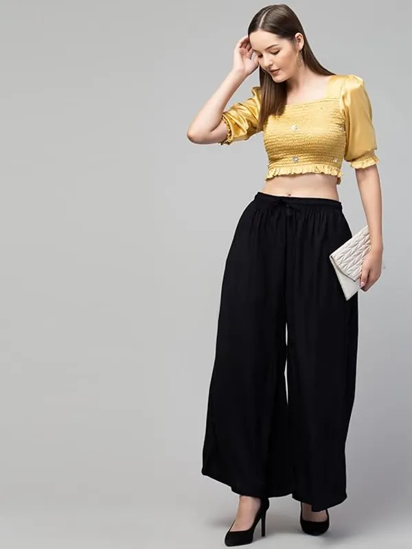 Black_Rayon_Wide_Leg_Palazzo_Pants_For_Women