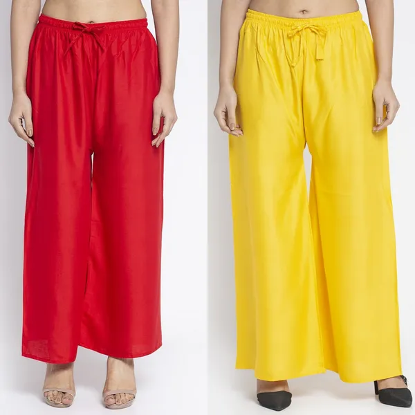 Red_And_Yellow_Rayon_Flared_Wide_Leg_Palazzo_Pants_For_Women