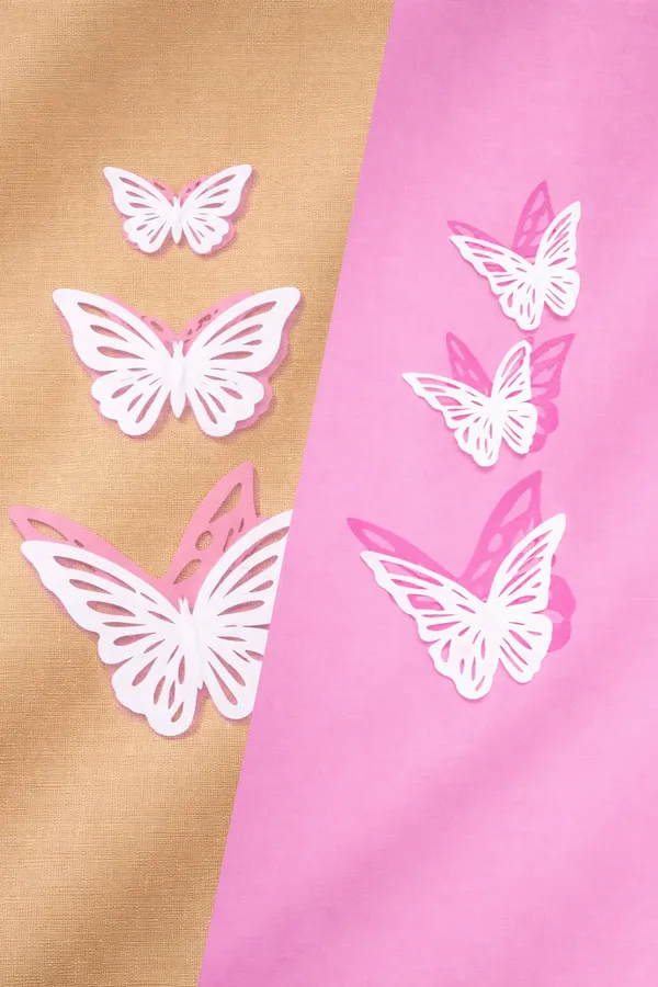 Yellow_Pink_Rayon_Smocked_Crop_Top_Butterfly_Print_Palazzo_Set_For_Women