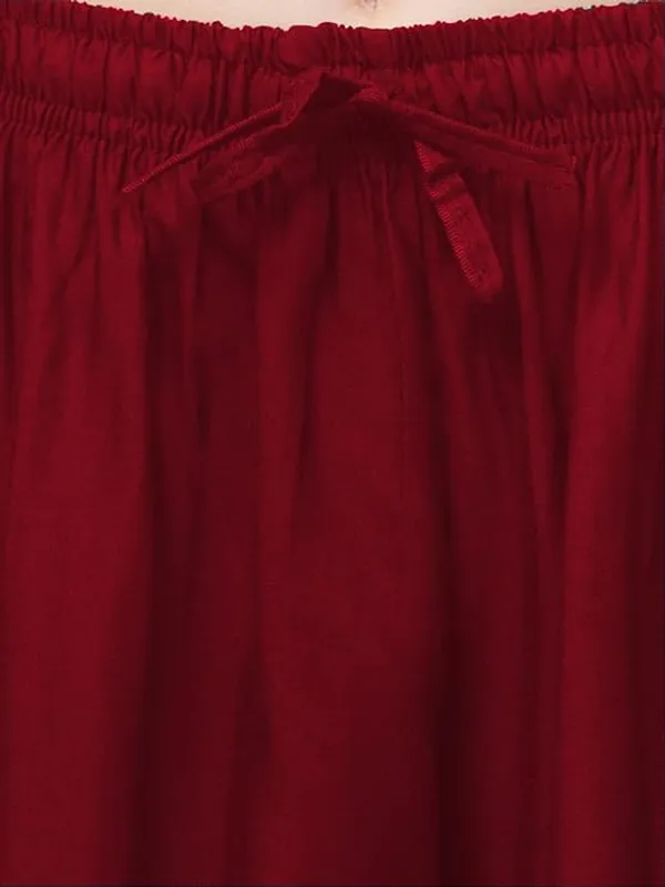 Maroon_Rayon_Wide_Leg_Palazzo_Pants_For_Women