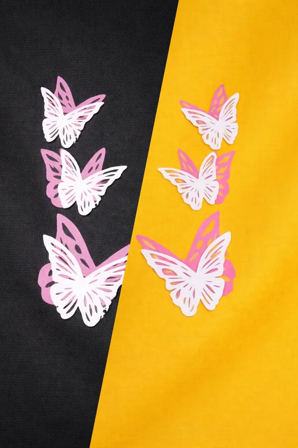 Black_Yellow_Rayon_Wide_Leg_Butterfly_Print_Palazzo_Pants_For_Women