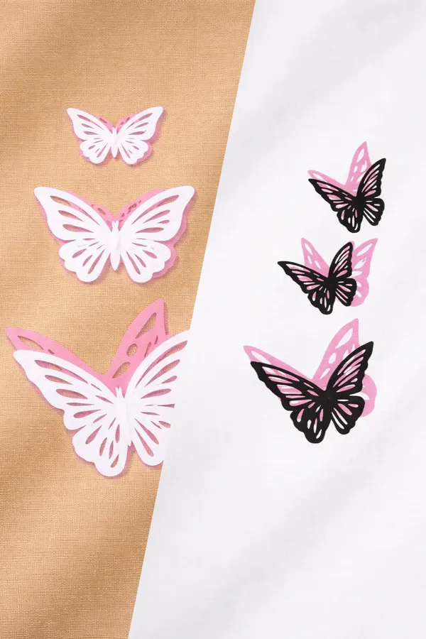 Beige_White_Rayon_Smocked_Crop_Top_Butterfly_Print_Palazzo_Set_For_Women